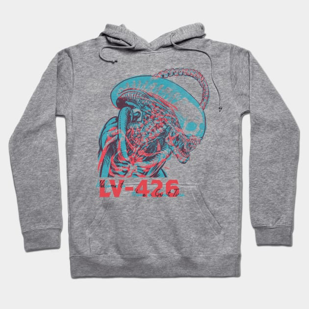 Welcome To LV-426 Hoodie by Travis Knight